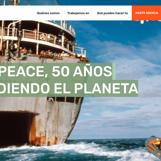 GREENPEACE, 50 AÑOS DEFENDIENDO EL PLANETA