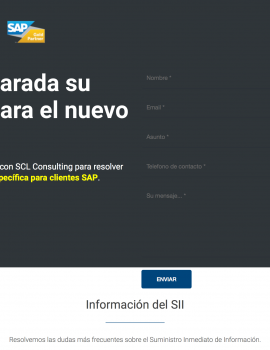 Creación landing page para un servicio específico