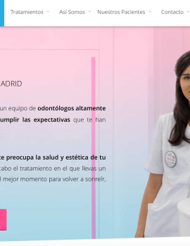 Creación web para Clínica dental