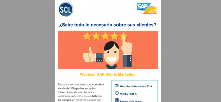 Emailing y gestión de webinars