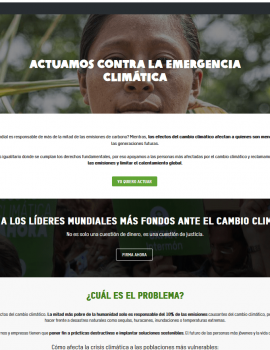 Actuamos contra la emergencia climática