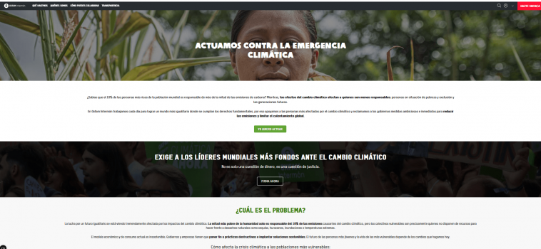 Actuamos contra la emergencia climática