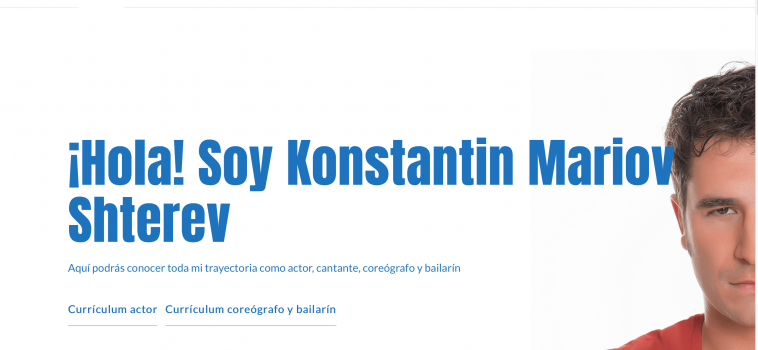 Creación web para perfil profesional