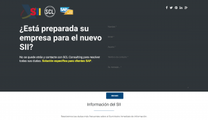 diseño landing scl consulting